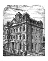 General Post Office 1884 Toronto Canada Fine Art Print