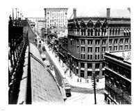 Yonge Street, looking North from Customs House Fine Art Print