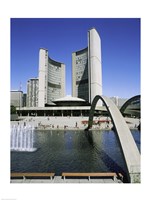 Low angle view of a building on the waterfront, Toronto, Ontario, Canada Fine Art Print