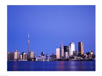Buildings on the waterfront, Toronto, Ontario, Canada Fine Art Print