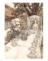 Alice in Wonderland A Mad Tea Party Fine Art Print