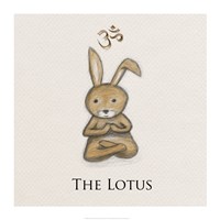 Bunny Yoga, The Lotus Pose Fine Art Print