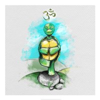 Yoga Turtle II Fine Art Print