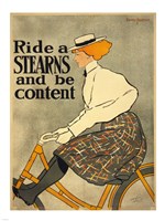 Ride a Stearns Bicycle Fine Art Print