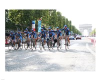 Liberty Seguros, Campos Eliseos, Tour de Francia 2005 Fine Art Print
