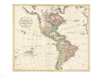 1795 D'Anville Wall Map of South America Fine Art Print