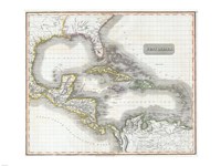 1807 Cary Map of South America Fine Art Print