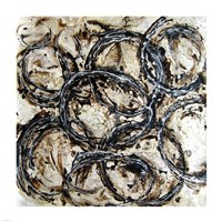 Abstract Circles II Framed Print