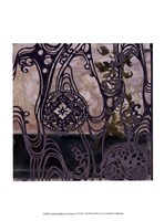 Small Medallions & Damask IV Fine Art Print