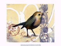 Small Postcard Song II Framed Print