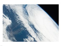 2011 Hurricane Katia off the Northeastern US from space Fine Art Print