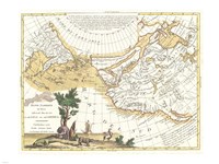 1776 Zatta Map of California and the Western Parts of North America Fine Art Print