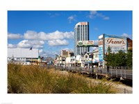 Boardwalk Stores, Atlantic City, New Jersey, USA Fine Art Print