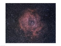 Posette Nebula in Monogelos Framed Print