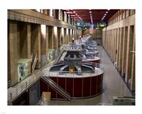 Hoover Dam's generators Fine Art Print