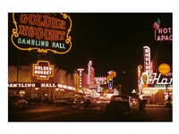 Fremont Street 1952 Fine Art Print