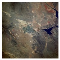 Las Vegas viewed from space Fine Art Print