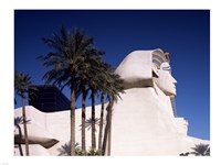 Dramatic Sphynx at the Luxor Hotel Casino in Las Vegas Excalibur Hotel Turets, Las Vegas, Nevada Fine Art Print