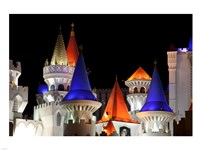 Excalibur Hotel Turets, Las Vegas, Nevada Fine Art Print