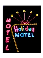 Holiday Motel, Las Vegas, Nevada Fine Art Print