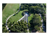 Ariel view of the Korean War Monument Fine Art Print
