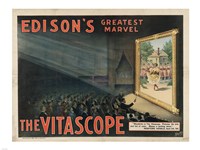 Edisons Vitascope Fine Art Print
