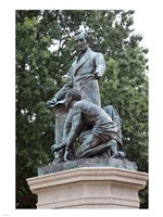 Lincoln statue Fine Art Print