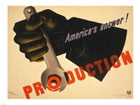Production poster WW1 Fine Art Print