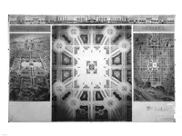 Proposed drawing for Independence Square, Washington Memorial III Fine Art Print