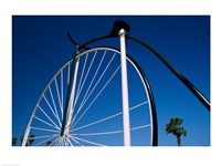 Close-up of a Penny farthing bicycle, Santa Barbara, California, USA Fine Art Print