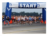 Air Force Marathon Fine Art Print