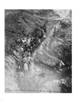 Col. Roosevelt's party descending Bright Angel Trail Fine Art Print