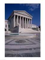 Facade of the U.S. Supreme Court, Washington, D.C., USA Vertical Fine Art Print