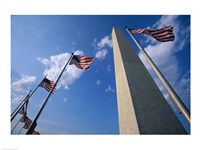 Low angle view of the Washington Monument, Washington, D.C., USA Fine Art Print