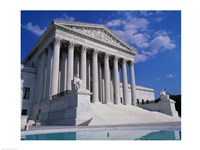 Facade of the U.S. Supreme Court, Washington, D.C., USA Fine Art Print