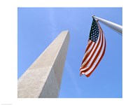 Low angle view of the Washington Monument, Washington, D.C., USA Fine Art Print