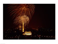 Washington, D.C. USA Fireworks Fine Art Print