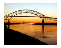 The Bourne Bridge over the Cape Cod Canal Framed Print
