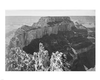 Close-in view of curved cliff, Grand Canyon National Park, Arizona by Ansel Adams - various sizes
