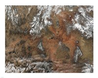 Grand Canyon satellie view from space - various sizes