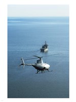 Fire Scout unmanned helicopter Fine Art Print