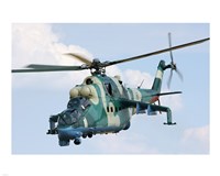 Nigerian Mil Mi-35P Framed Print