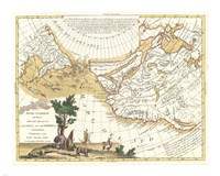 1776 Zatta Map of California and the Western Parts of North America Fine Art Print