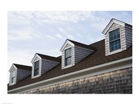 Dormers of a building, Cape Cod, Massachusetts, USA Fine Art Print