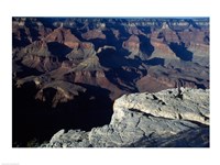 Wide Angle View of the Grand Canyon National Park Framed Print