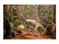 Anchisaurus Dinosaur State Park Connecticut, USA Fine Art Print