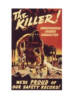 Carelessness Causes Casualties Fine Art Print