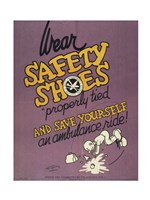 Safety Shoes Fine Art Print
