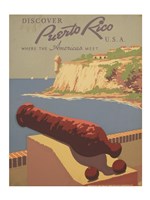 Discover Puerto Rico U.S.A. Fine Art Print