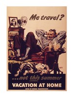 Vacation At Home Fine Art Print